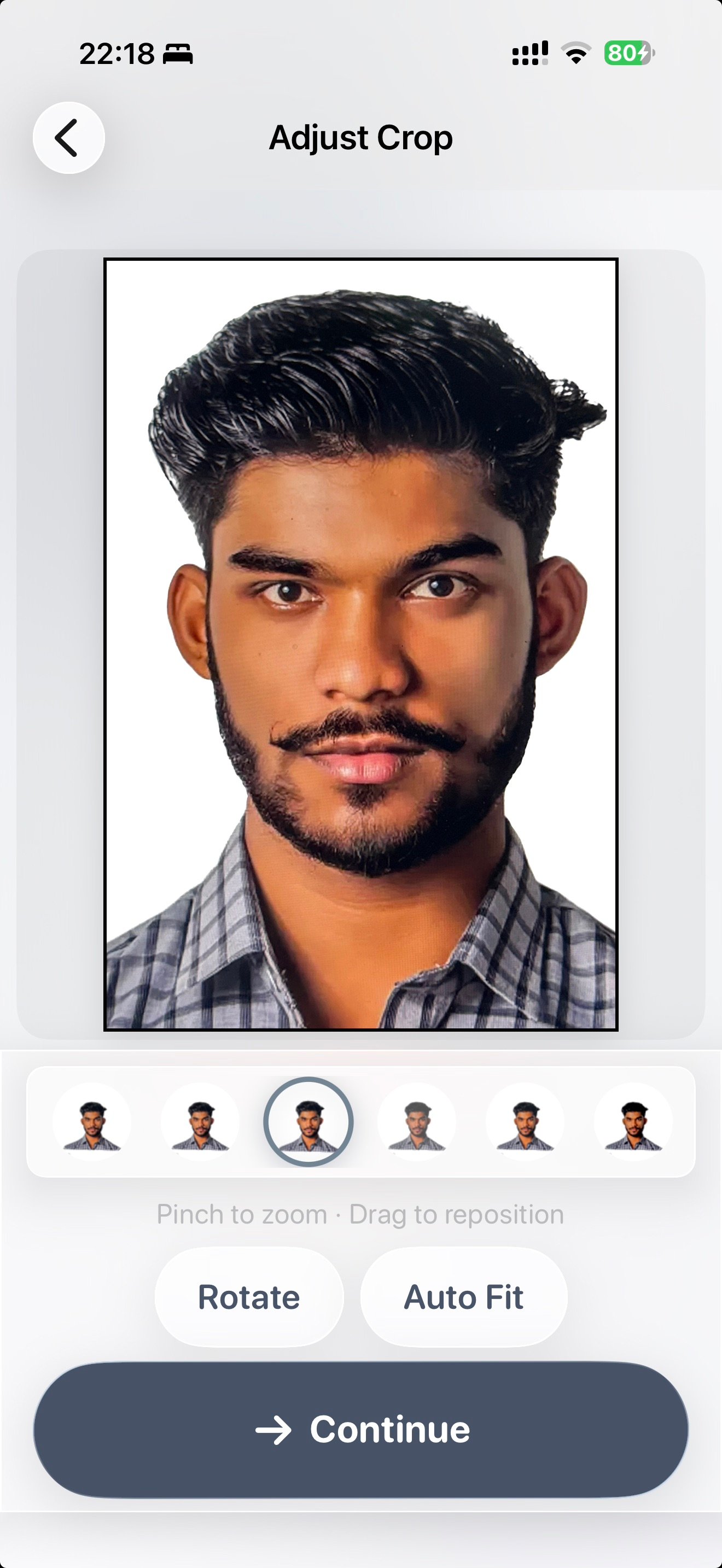 TeaMPassportPhoto screenshot